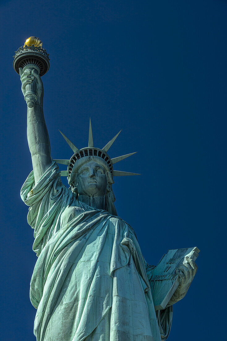 Freiheitsstatue, Liberty Island; New York City, New York, Vereinigte Staaten Von Amerika