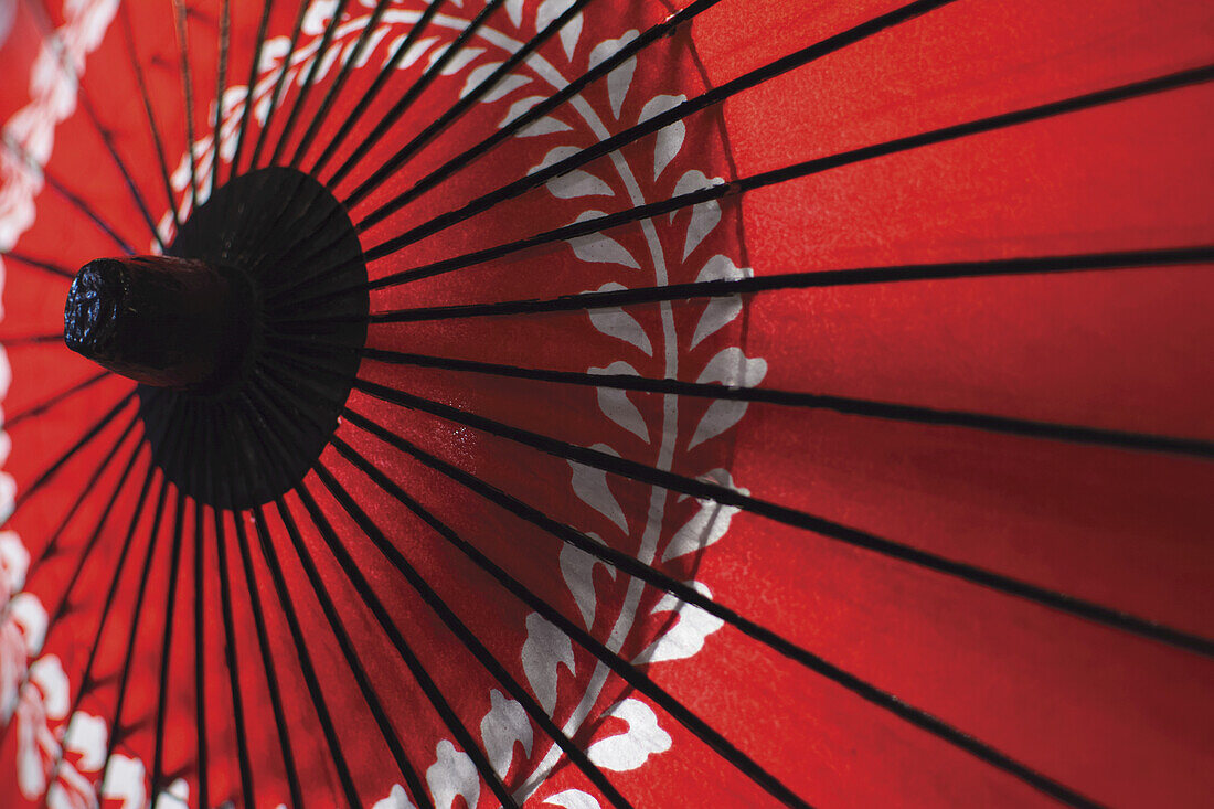 Japanese Red Umbrella; Kyoto, Japan