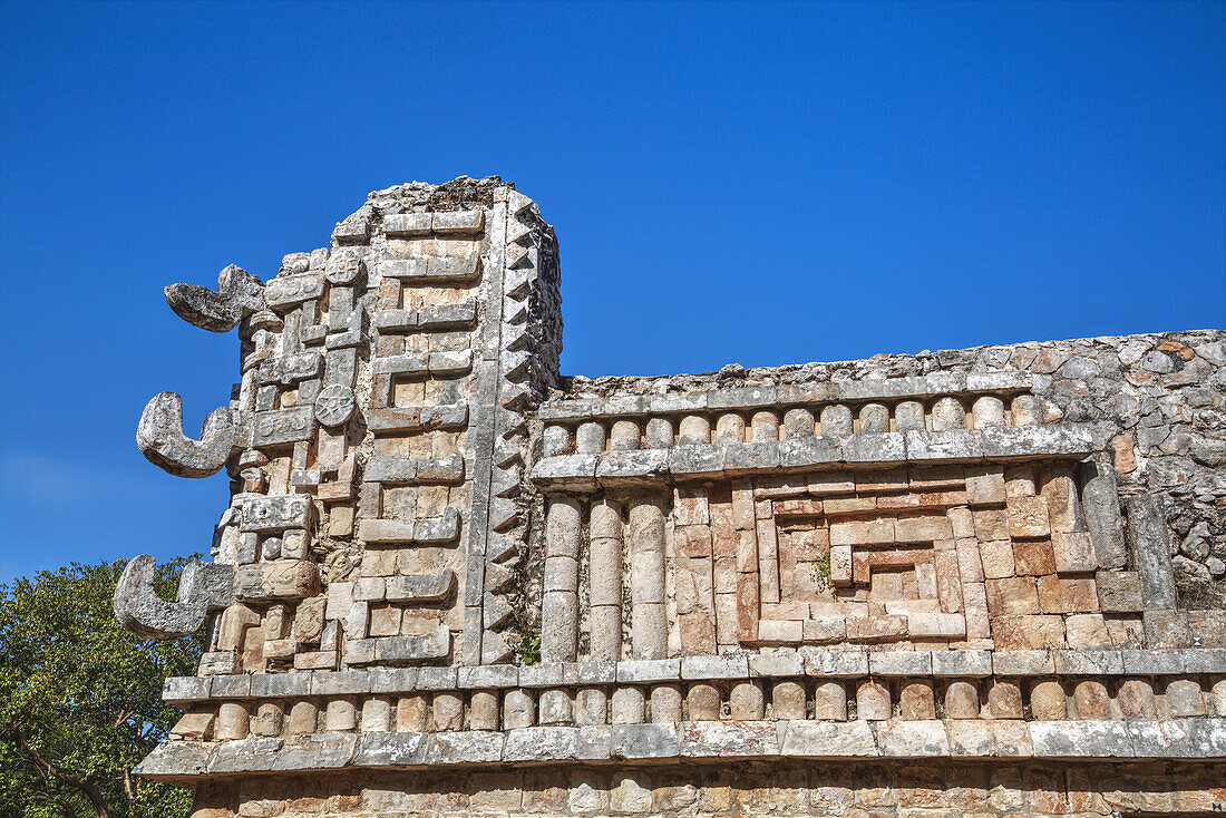 The Palace, Xlapak Mayan Archaeological Site; Yucatan, Mexico