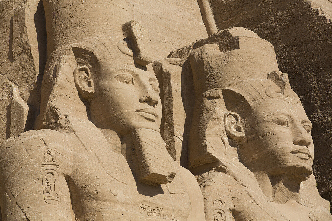 Colossi Of Ramses Ii, Sun Temple, Abu Simbel Temples; Egypt