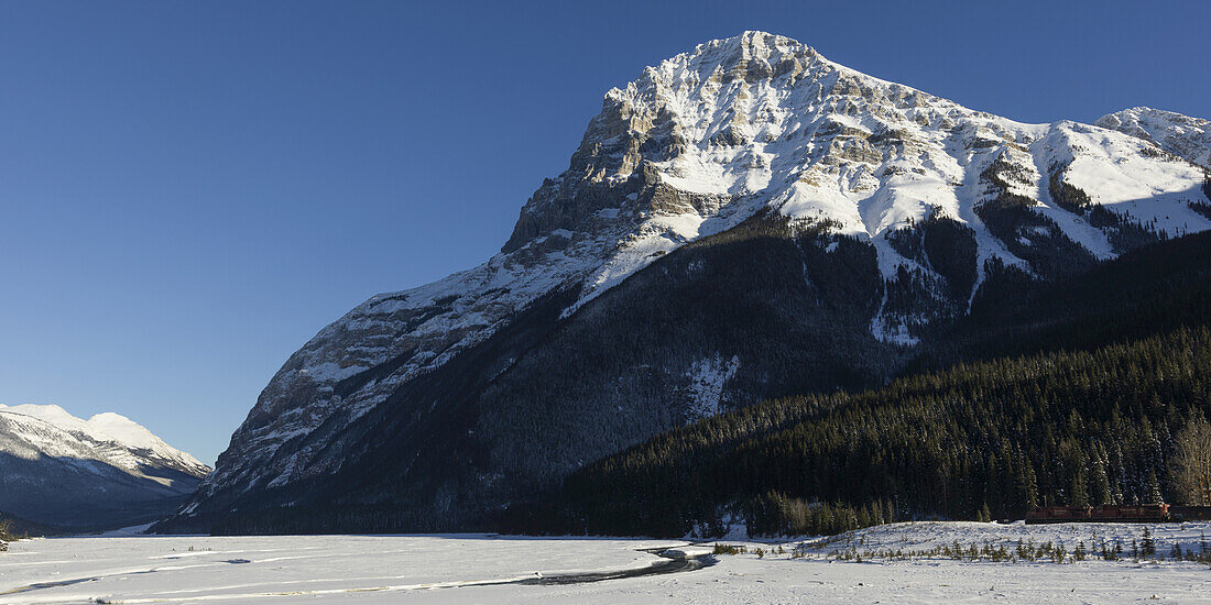 Snow In Winter, Yoho National Park; British Columbia, Canada