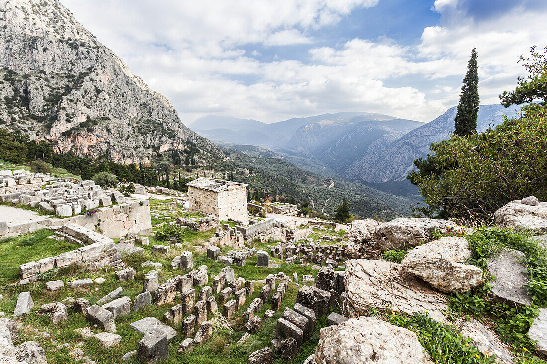 Treasury Of Athenians; Delphi, Greece