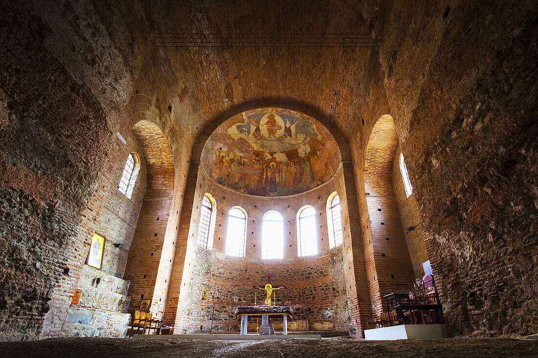 Ad Rotunda des Galerius aus dem vierten Jahrhundert, ein römisches Monument; Thessaloniki, Griechenland