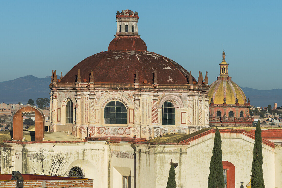Parish Church And Church Of The Nuns; San Miguel De Allende, Guanajuato, Mexico