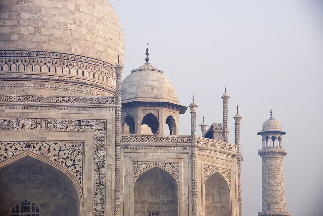 Taj Mahal-Kuppeln; Agra, Uttar Pradesh, Indien