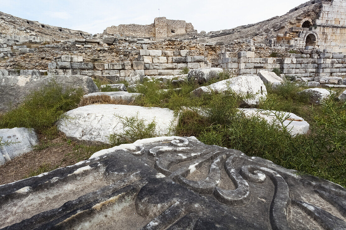Ruins Of An Amphitheatre; Miletus, Turkey