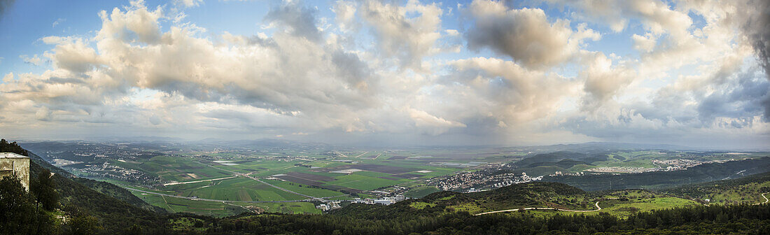 Mount Carmel And Jezreel Valley; Israel