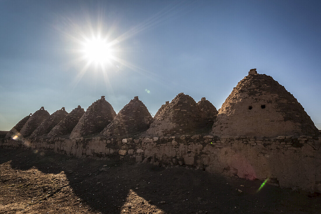 Traditionelle Lehmziegel-Bienenkorbhäuser; Harran, Türkei