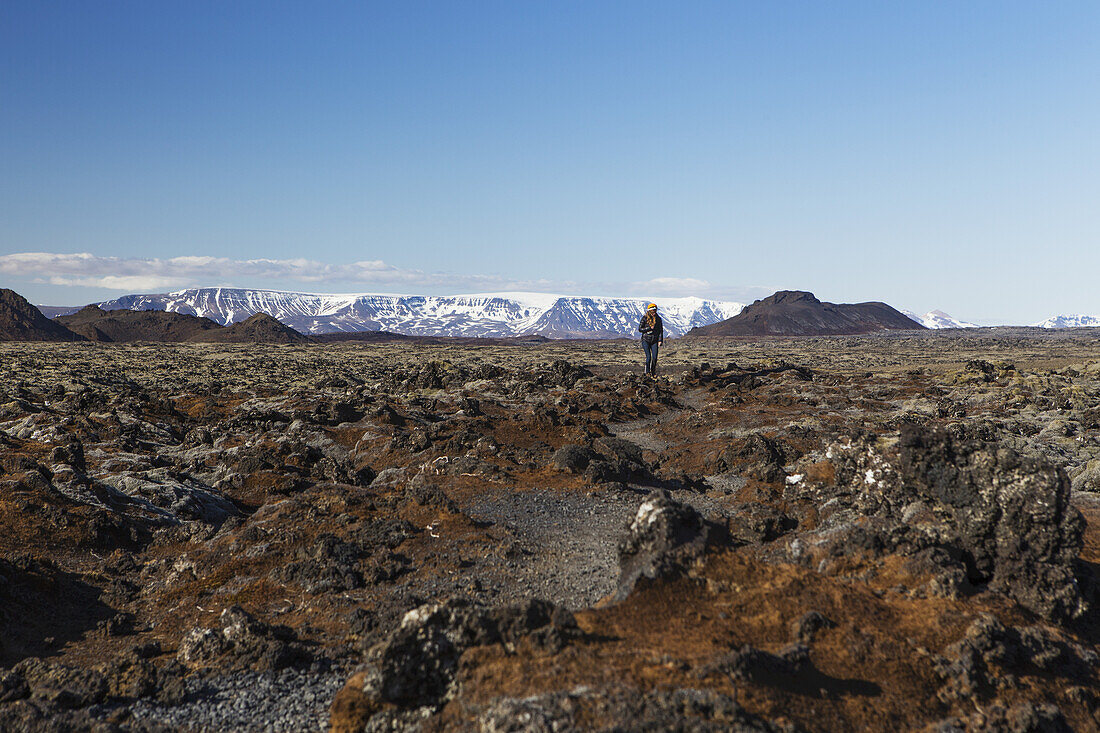 Exploring The Icy Underground Lava Caves In The Blafjoll Mountain Range; Blafjoll, Iceland