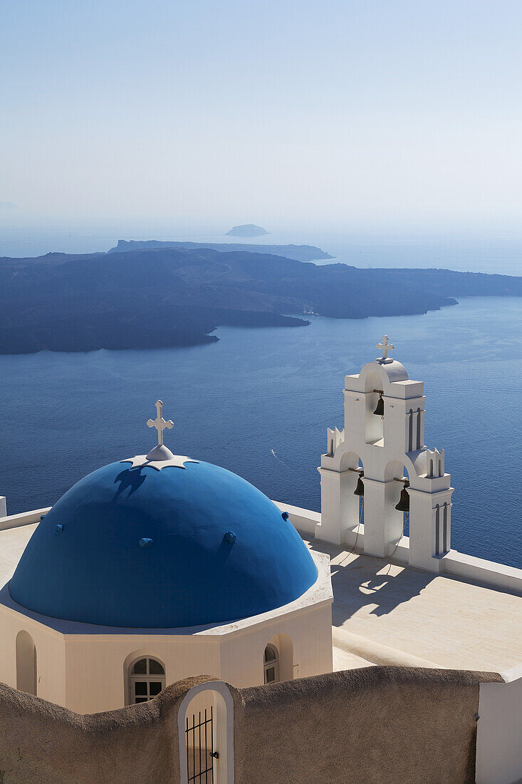 St. Gerasimos Kirche; Firostefani, Santorin, Griechenland