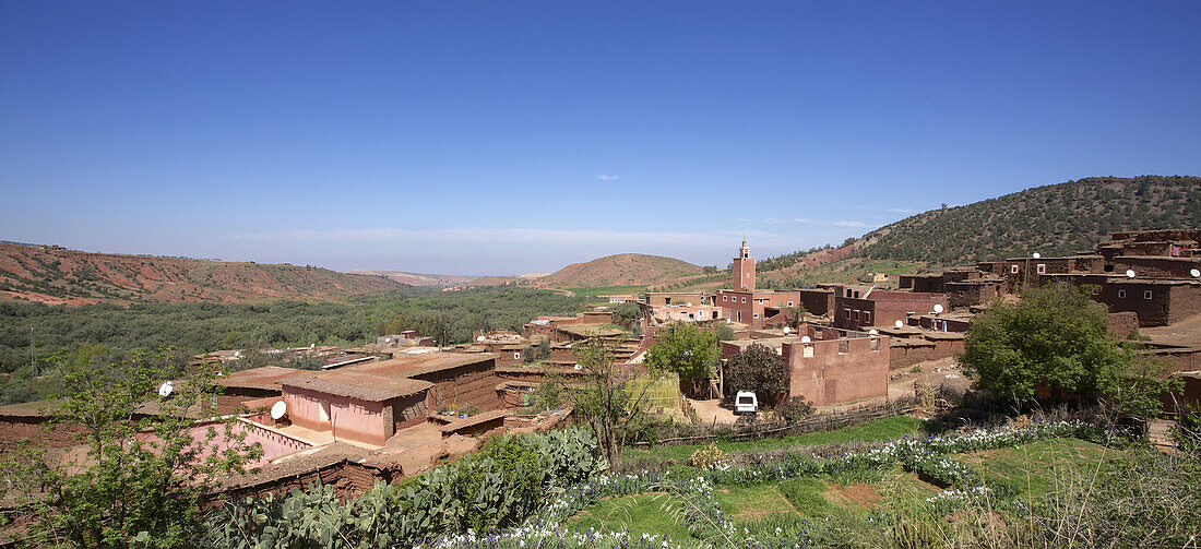 Berber Village In Mountainous Landscape