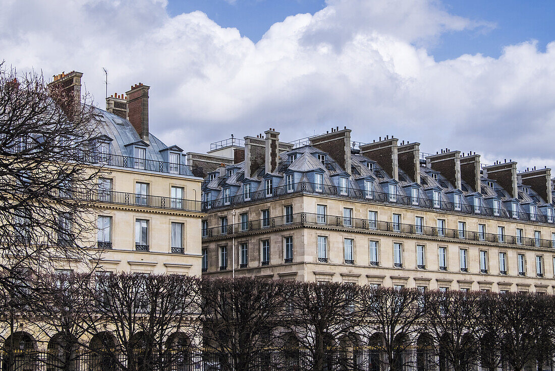 Residential Buildings Near Place De La Concorde; Paris, France