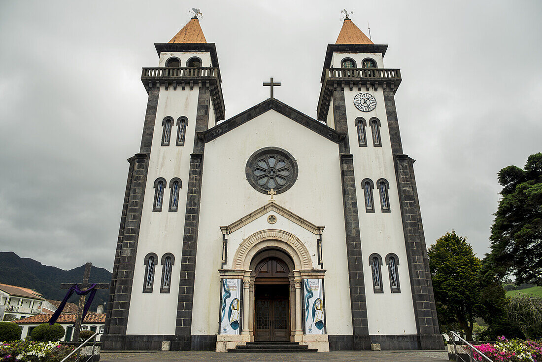 Kirche von Santa Ana; Furnas, Sao Miguel, Azoren, Portugal