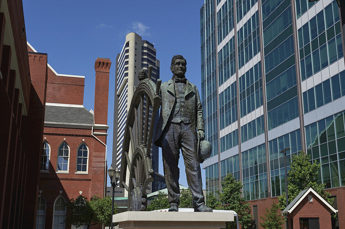 Captain Tom Ryman Statue, Ryman Theatre; Nashville, Tennessee, Vereinigte Staaten von Amerika