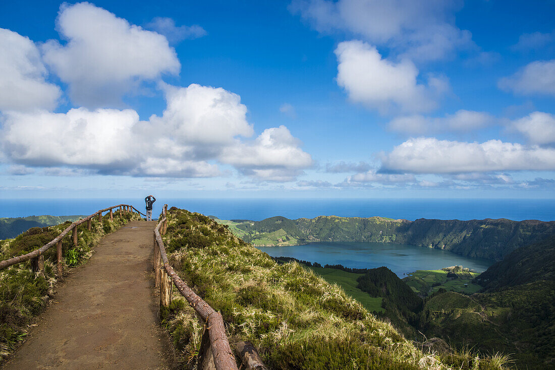 The Spectacular View From Sete Cidades; Sao Miguel, Azores, Portugal