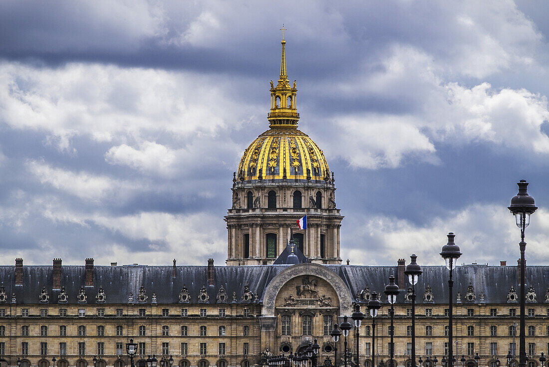 The North Front Of Les Invalides; Paris, France