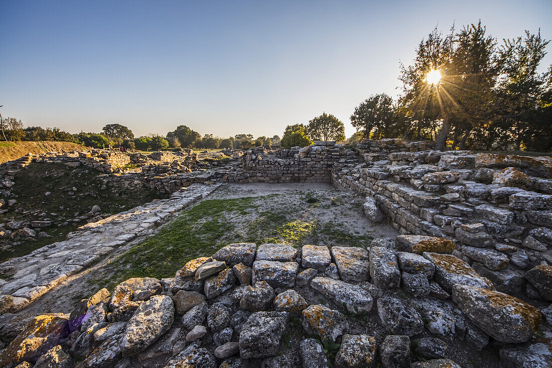 East Wall, Archaeological Site Of Troy; Canakkale, Turkey