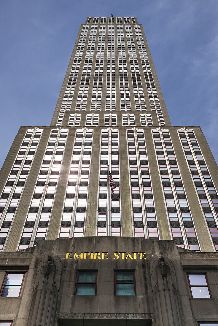 Empire State Building; New York City, New York, Vereinigte Staaten Von Amerika