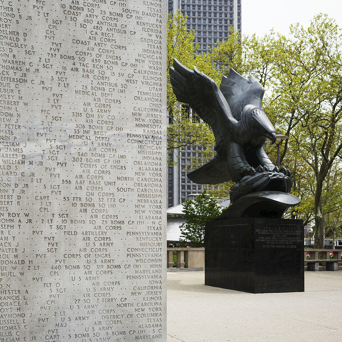 Eagle Battery, Vietnam Memorial; New York City, New York, Vereinigte Staaten Von Amerika