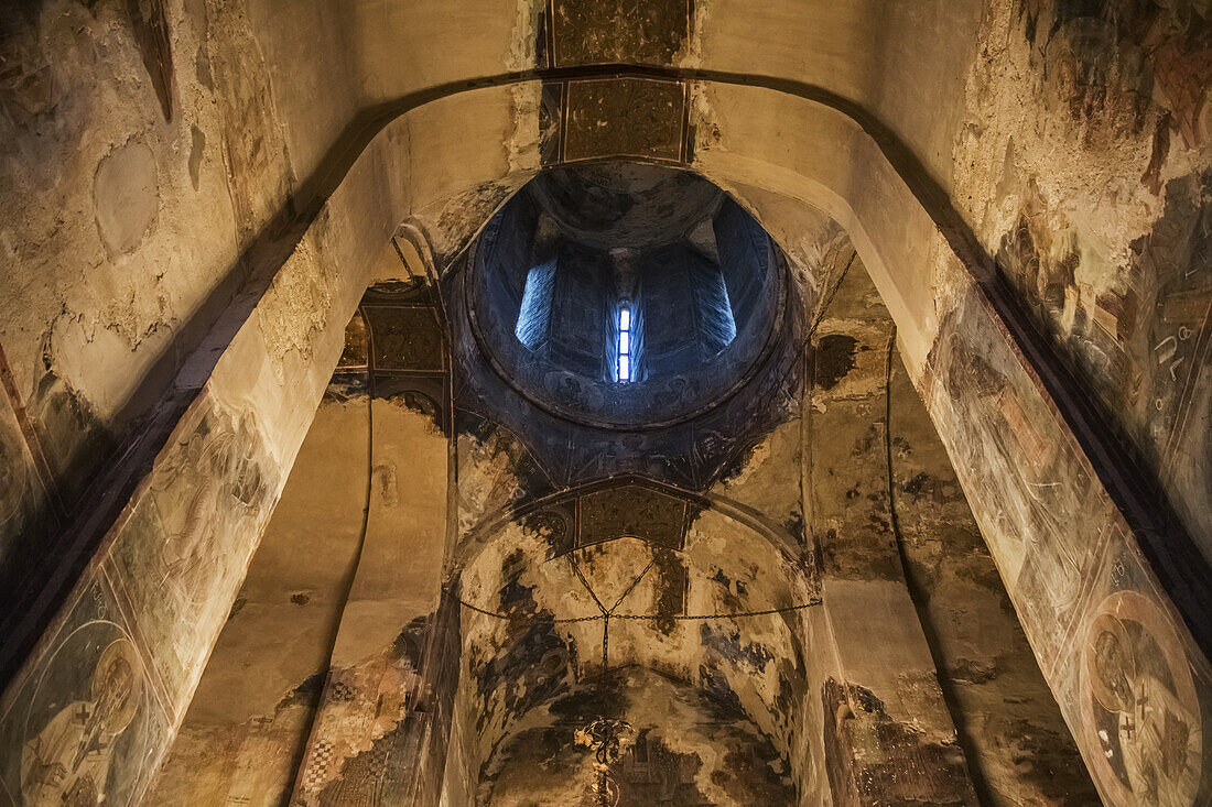 Fresken im Inneren der Gremi Kirche der Erzengel; Gremi, Kachetien, Georgien