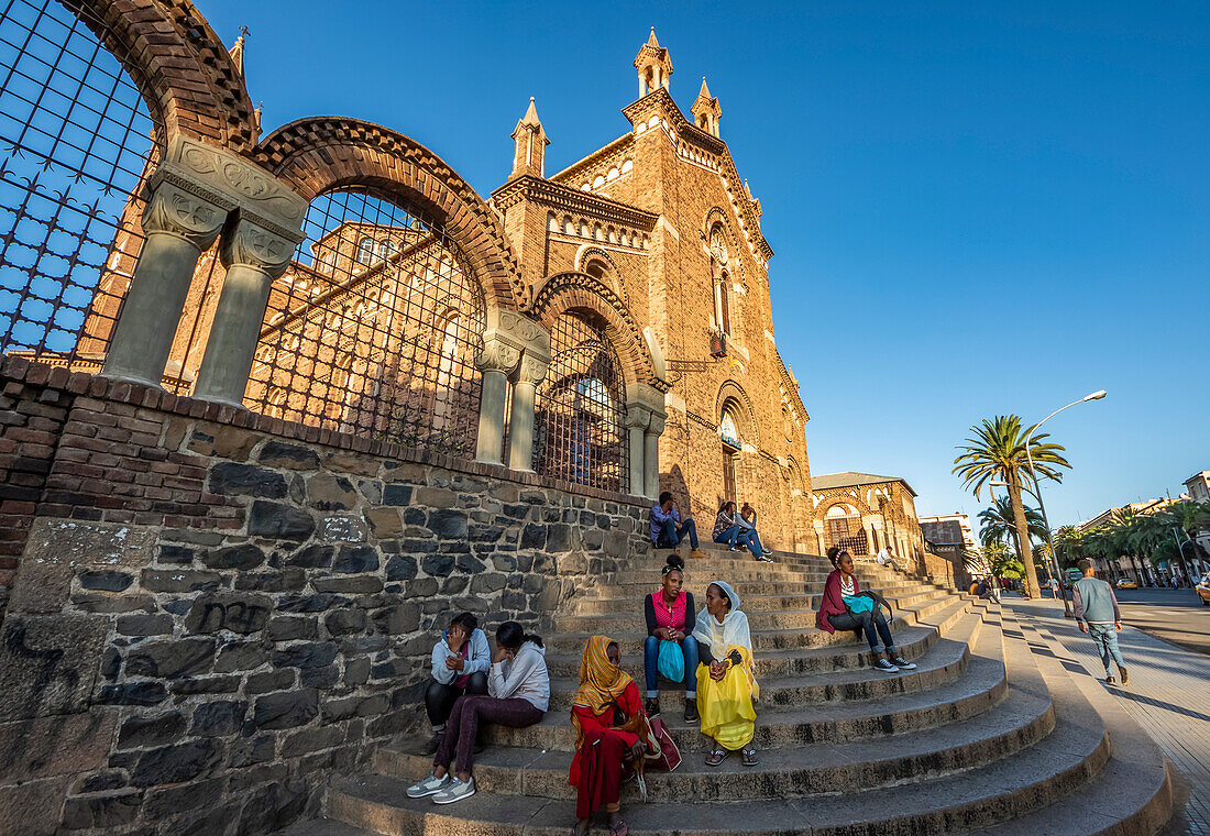 Kirche Unserer Lieben Frau vom Rosenkranz (gemeinhin als Kathedrale bezeichnet); Asmara, Zentralregion, Eritrea