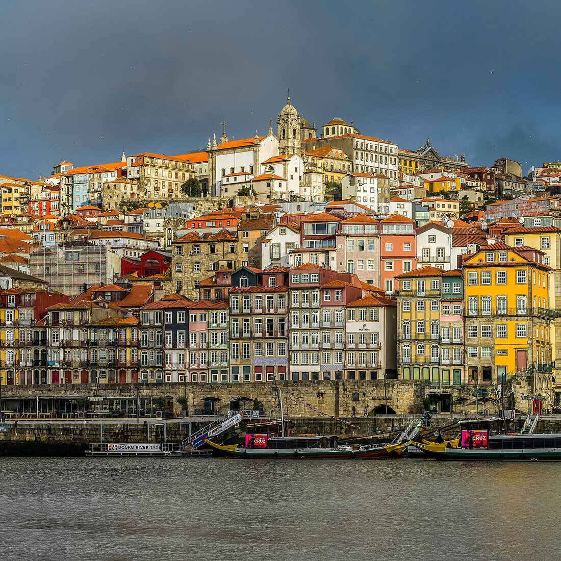 Porto's Riverside quarter on the River Douro in Northern Portugal; Ribeira, Porto, Portugal