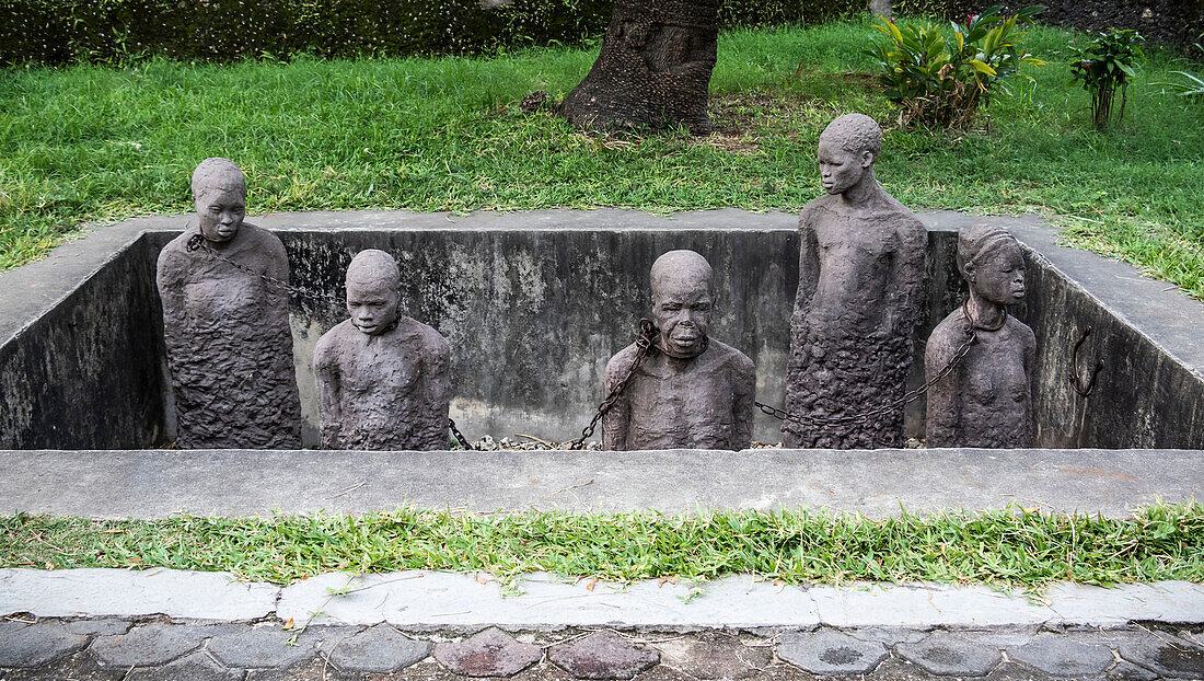 Denkmal für die Sklaven, Stone Town of Zanzibar; Sansibar-Stadt, Insel Unguja, Sansibar, Tansania