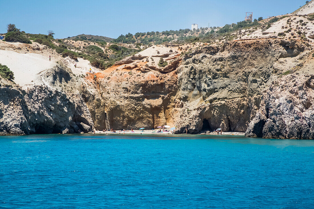 Tsigado Strand; Milos Insel, Kykladen, Griechenland