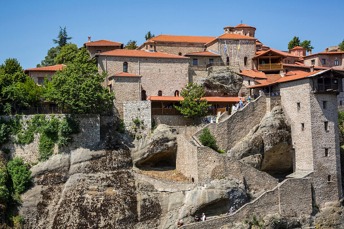 Heiliges Kloster des Großen Meteoron, Meteora; Thessalien, Griechenland