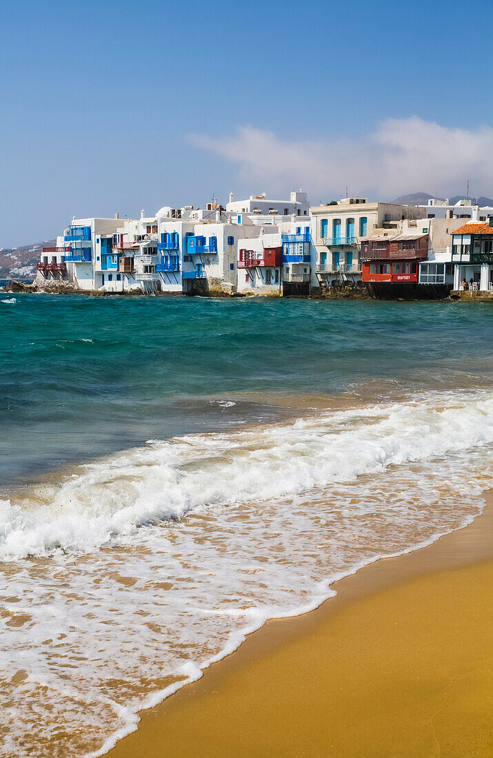 Little Venice; Mykonos Town, Mykonos Island, Cyclades, Greece