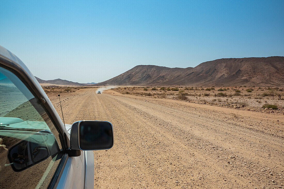 Auf dem Weg zur Skelettküste durch das Tsiseb-Schutzgebiet; Namibia