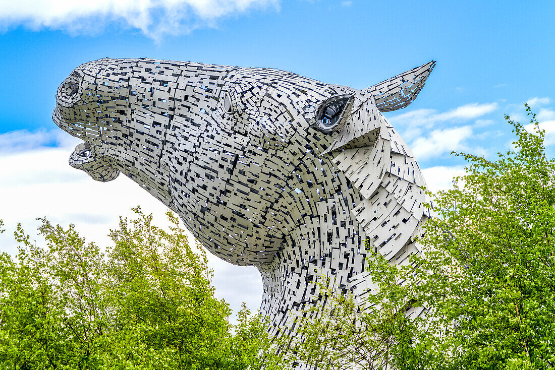 The Kelpies; Falkirk, Forth Valley, Scotland