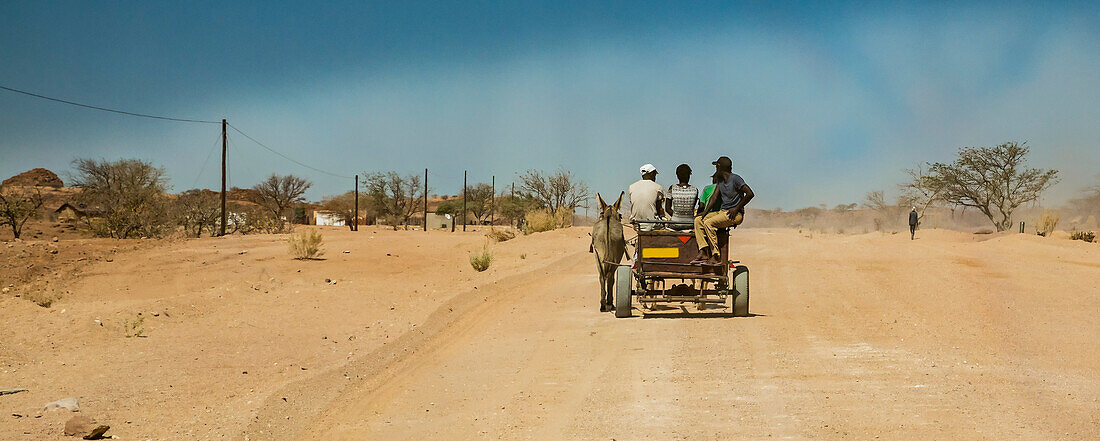 On the road to Brandberg Mountain, Damaraland, Kunene Region; Namibia