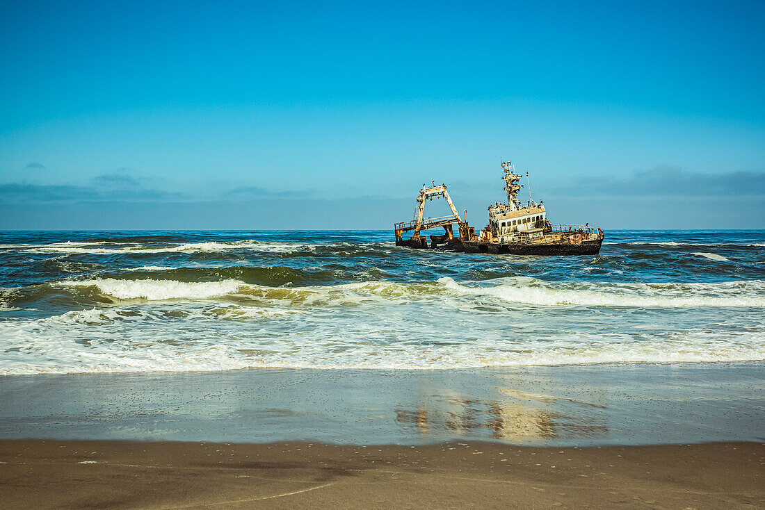 Zeila Of Hangana shipwreck, Skeleton Coast, Dorob National Park; Namibia