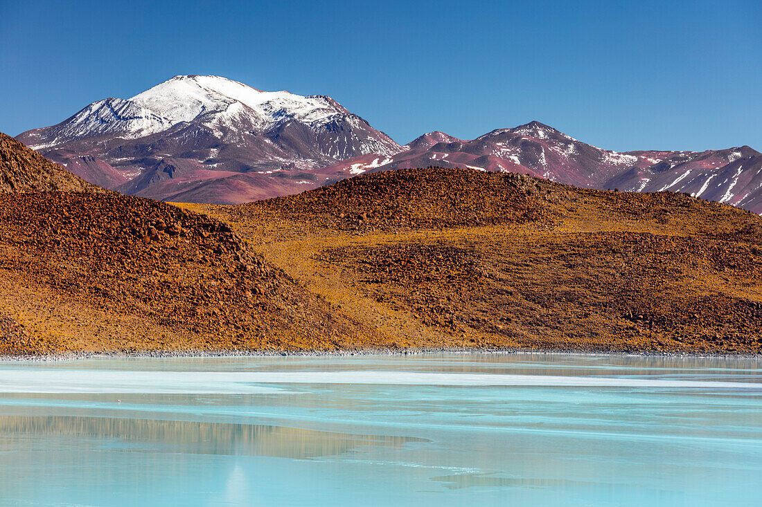 Laguna Celeste, Altiplano landscape; Potosi, Bolivia