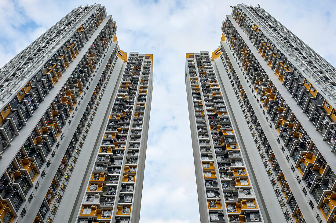 High-rise residential towers; Hong Kong, China