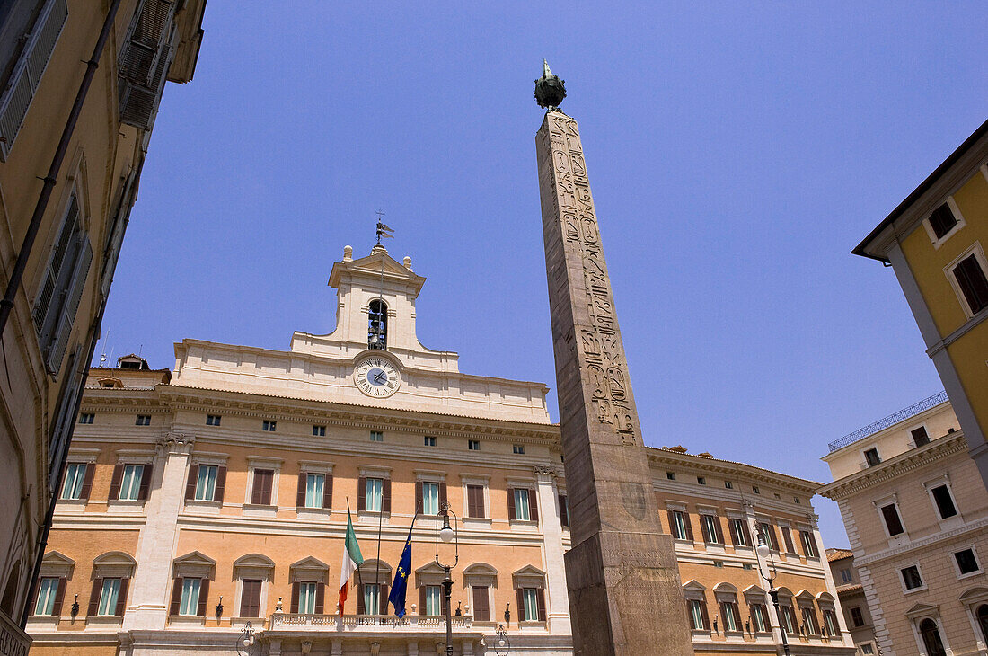 Chamber of Deputies, Montecitorio Square, Rome, Latium, Italy