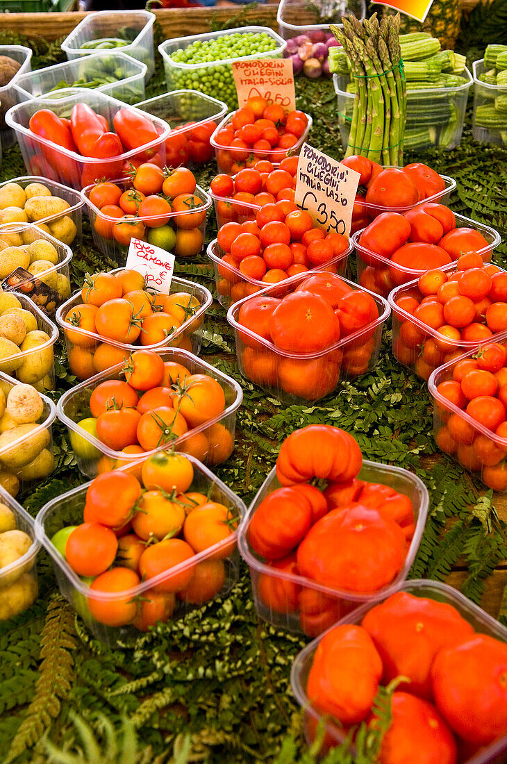 Bauernmarkt, Campo dei Fiori, Rom, Latium, Italien