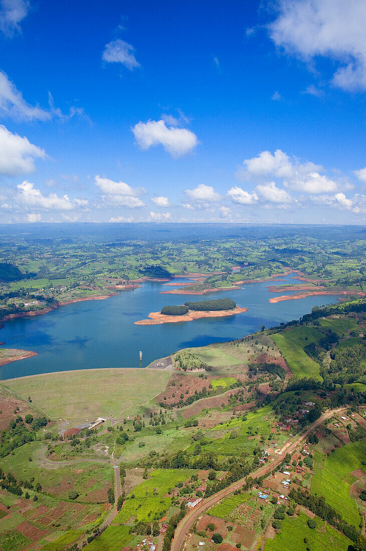 Aerial View of Landscape, Kenya