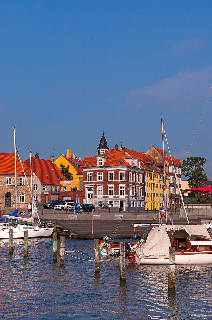 Boote im Yachthafen, Faaborg, Insel Fünen, Dänemark