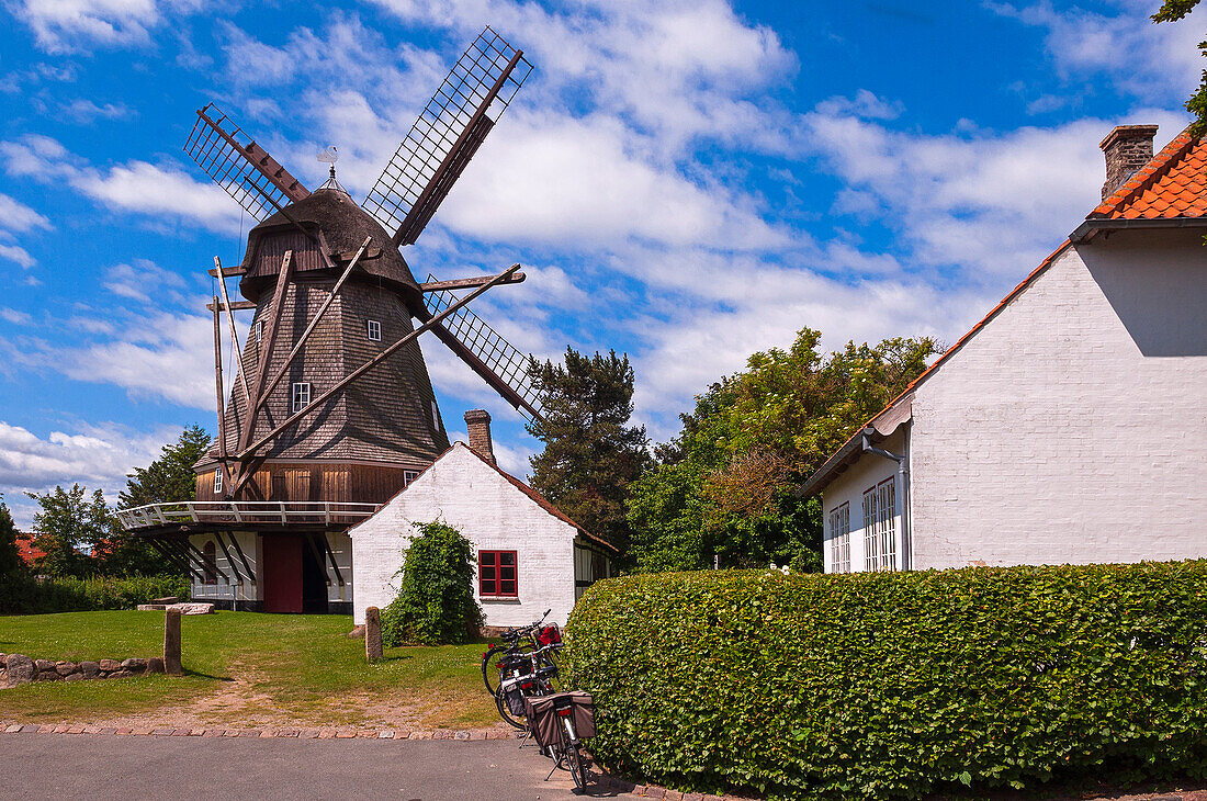 Windmill, Kerteminde, Fyn Island, Denmark