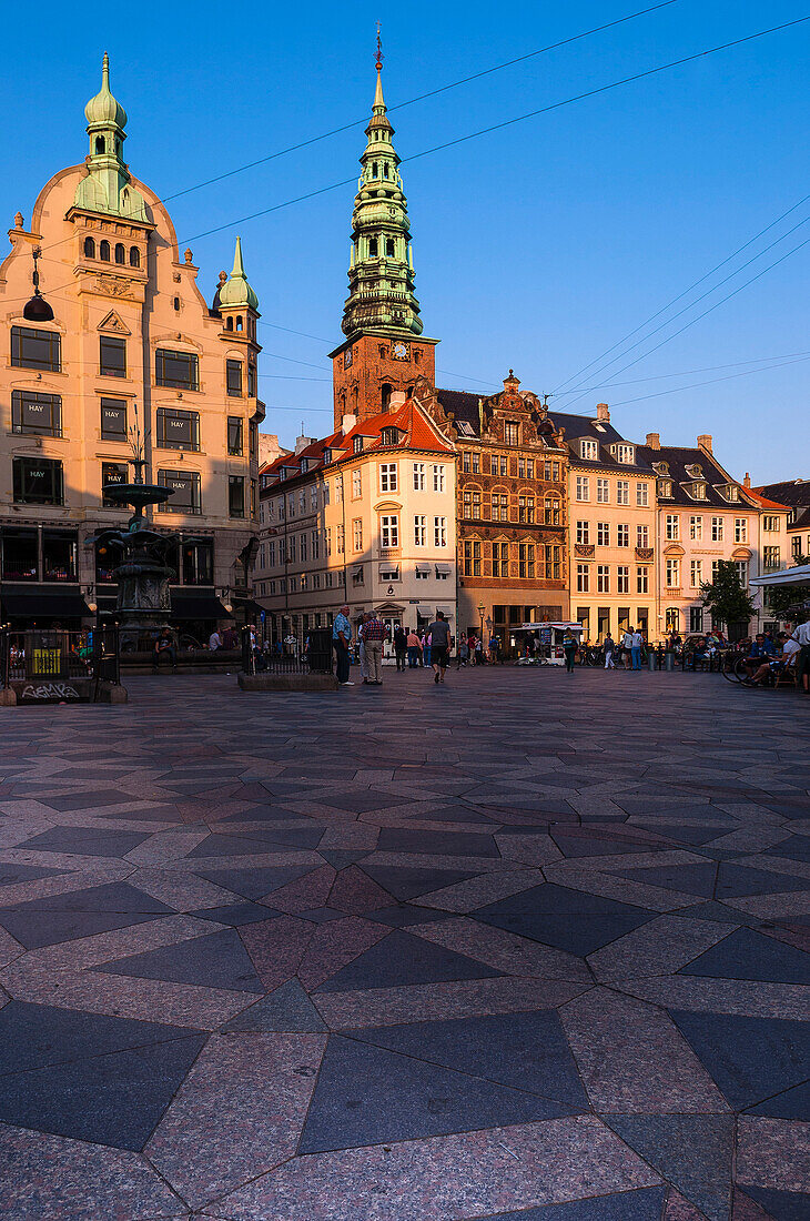 Amagertorv, Stroget, Kopenhagen, Dänemark