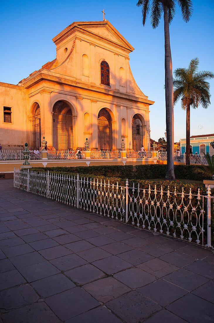 Iglesia De Santisima, Plaza Mayor, UNESCO World Heritage Site, Trinidad, Cuba, West Indies, Caribbean