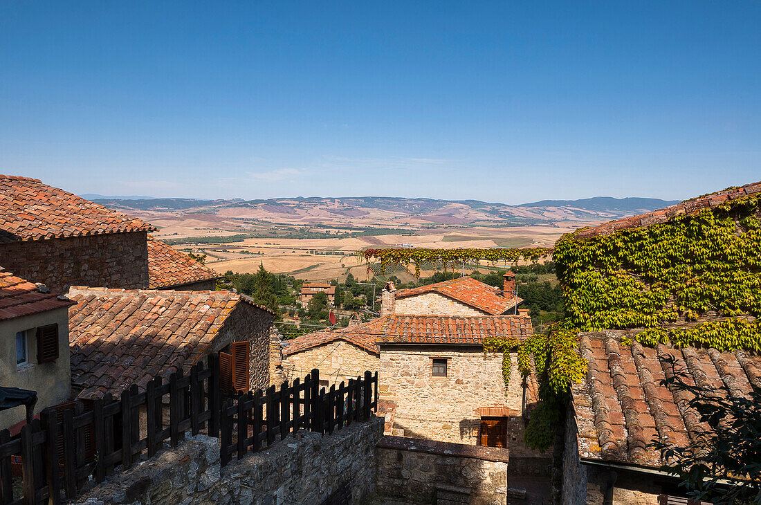 Rocca d'Orcia, Castiglione d'Orcia, Orciatal, Siena, Toskana, Italien