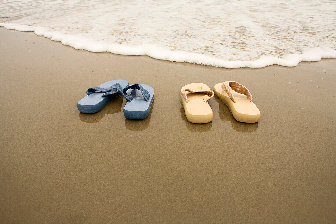 Flip Flops on Beach