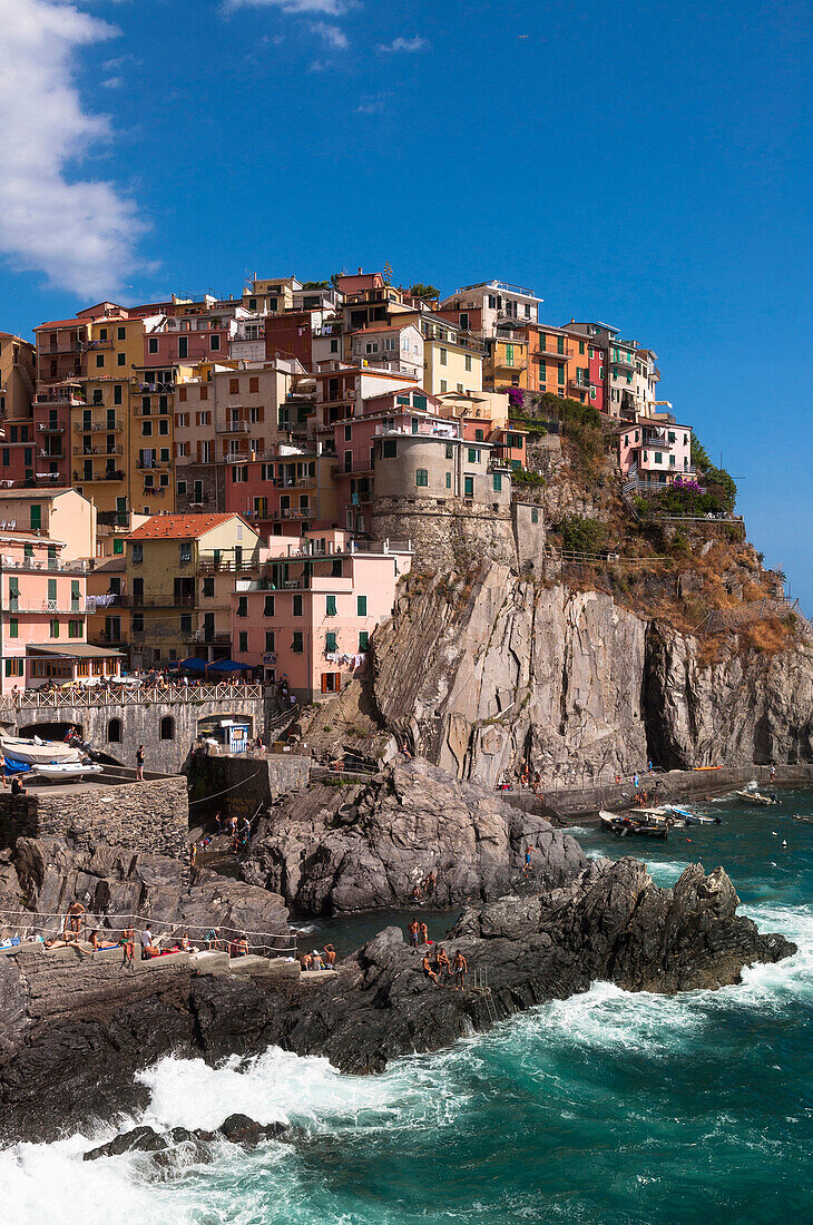 Manarola, Cinque Terre, La Spezia District, Italian Riviera, Liguria, Italy