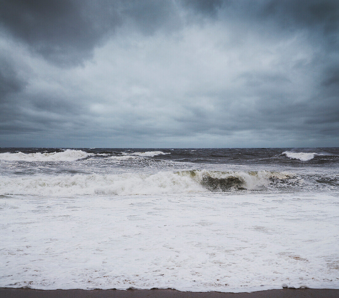 View of Impending Hurricane Sandy approaching Jersey Coast, New Jersey, USA