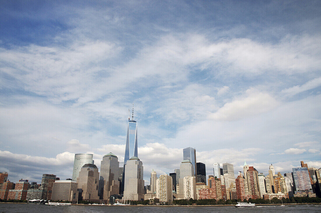 One World Trade Center in Skyline, New York City, New York, USA