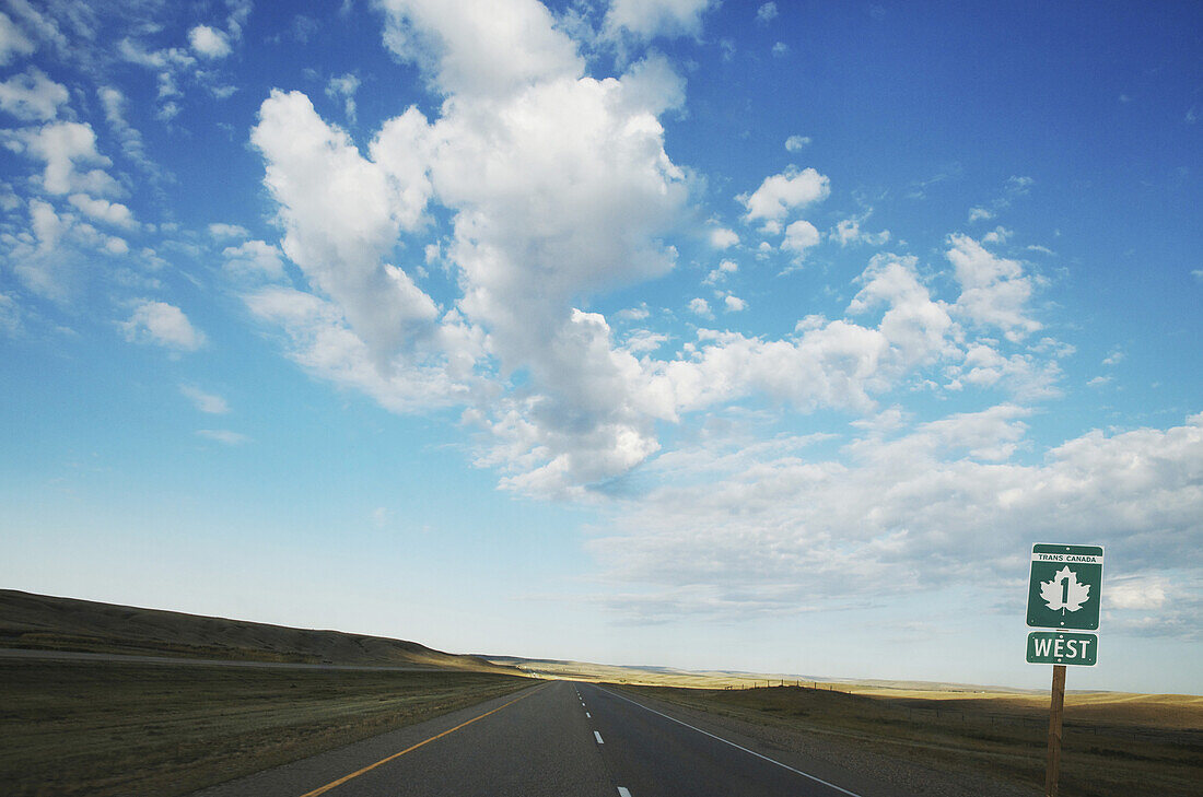 Trans-Canada Highway looking West