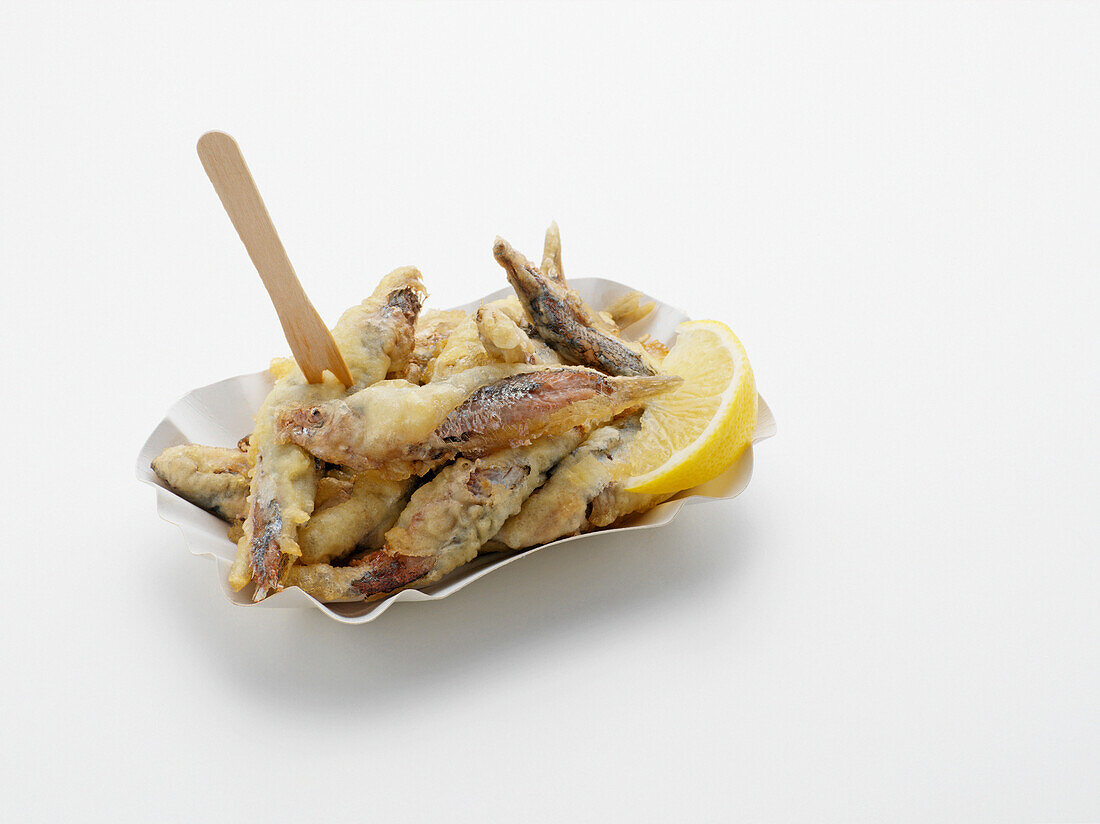 fried sardines